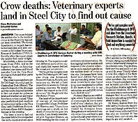 Crow Deaths, Saryu Roy-A Social Activists, MLA, East Jamshedpur, Jharkhand, India